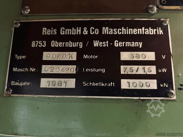  Reis Tuschierpresse Reis TUS 90