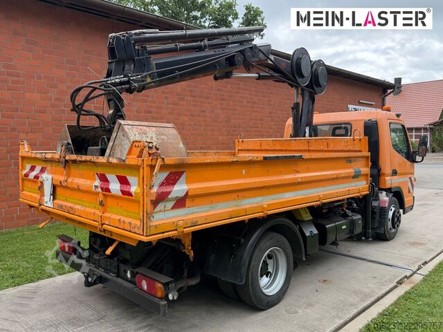 Trójstronna wywrotka FUSO Canter 7C18 3 S-Kipper /Hiab 055 12m 500 kg FUNK