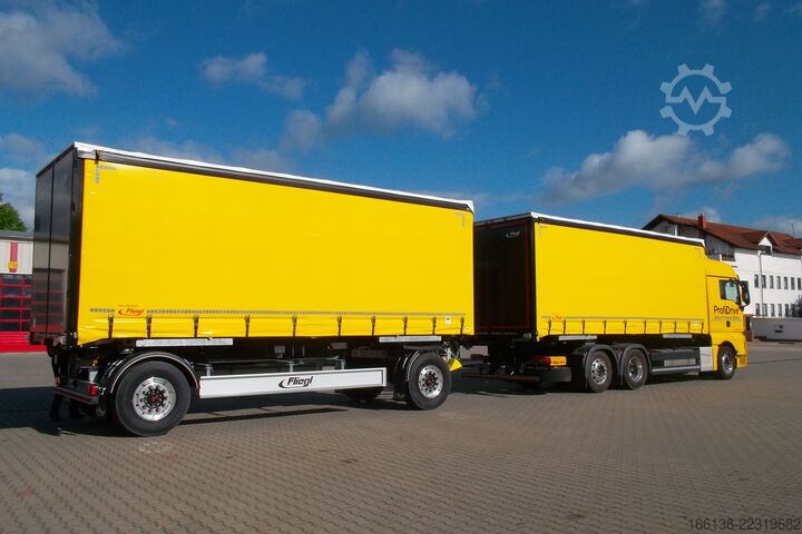 Remolque con chasis intercambiable FLIEGL 2-Achs Wechselfahrgestell ZWP Standard