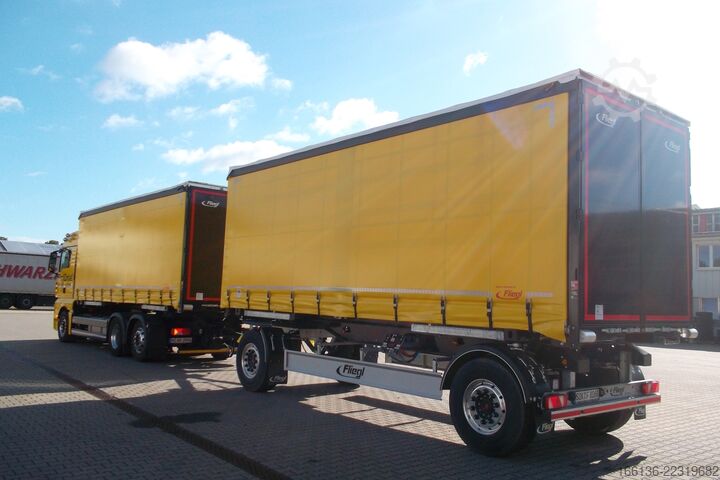 Remolque con chasis intercambiable FLIEGL 2-Achs Wechselfahrgestell ZWP Standard