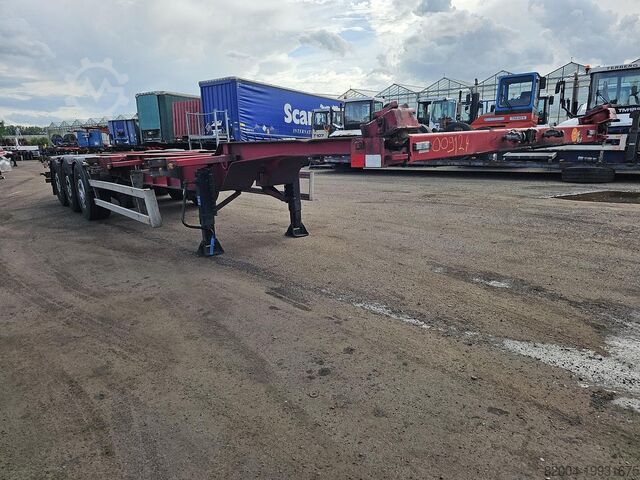 Transport von Containern FREUHAUF OCCZ 42-327 A| 40 FT HIGHCUBE| 2 X 20 FOOT 20 F...