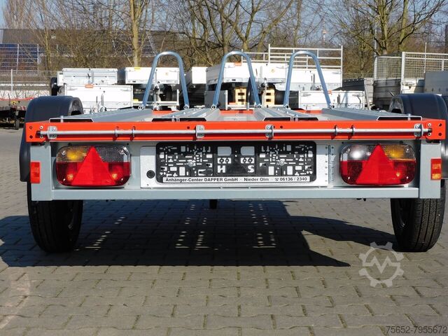 Remorque à moto Stema Bestellfahrzeug - SySTEMA MT 2,10x1,28m 850kg 100 Km/h rot gepulvert