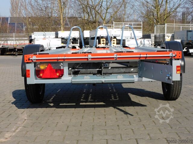 Remorque à moto Stema Bestellfahrzeug - SySTEMA MT 2,10x1,28m 850kg 100 Km/h rot gepulvert