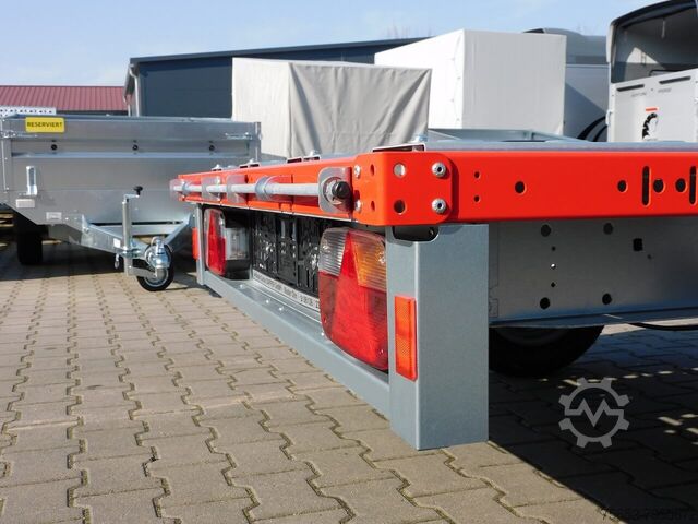 Remorque à moto Stema Bestellfahrzeug - SySTEMA MT 2,10x1,28m 850kg 100 Km/h rot gepulvert