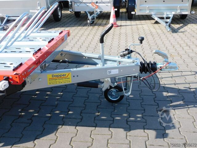 Remorque à moto Stema Bestellfahrzeug - SySTEMA MT 2,10x1,28m 850kg 100 Km/h rot gepulvert