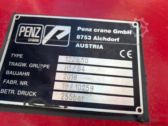 Camion forestier DAF XF 510 MIT PENZ LADEKRAN 6X4,  12Z9.50 INKL. HOLZGREIFER