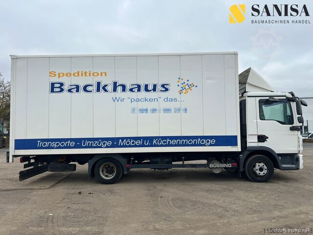 Lastbil med flak MAN TGL 8.180