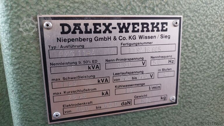 Puntlasmachine DALEX PMS 11-4