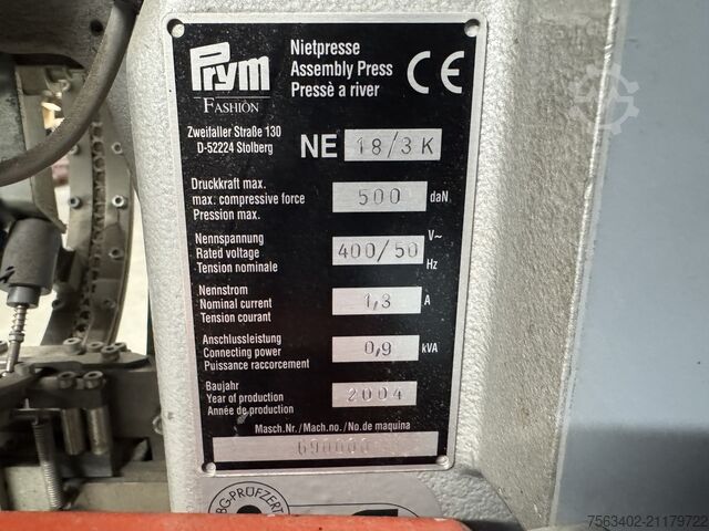 Bale press Prym fashion NE 18/3 K