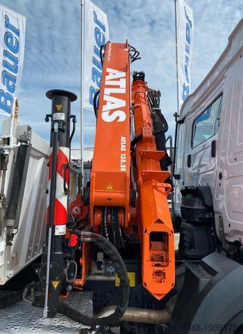 Driezijdige kipper MERCEDES-BENZ 1835 Kipper/Meiller/Atlas 135/Funk/74 tkm/Top