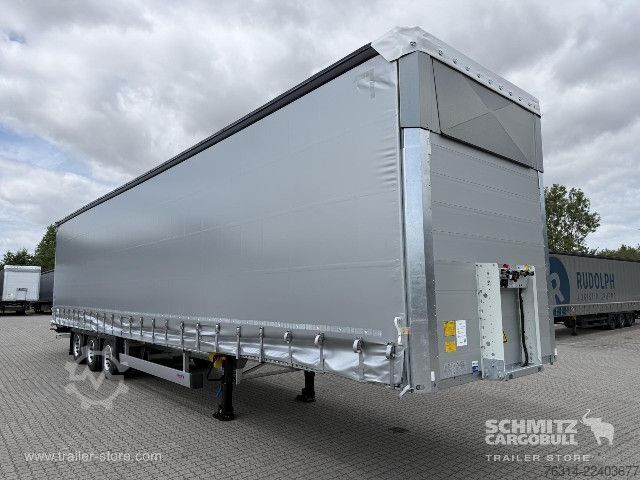 Nyitott ponyvás félpótkocsi Schmitz Cargobull Curtainsider Mega Getränke