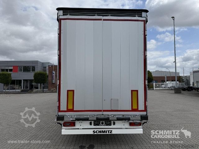 Nyitott ponyvás félpótkocsi Schmitz Cargobull Curtainsider Mega Getränke
