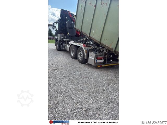 Camion scarrabile Mercedes-Benz Arocs 2553 L 6x4/4 HAD, Lenk-/Liftachse, Palfinger