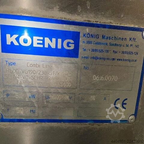 Linija za male kifle, 7.500 komada/sat Koenig Combi Line