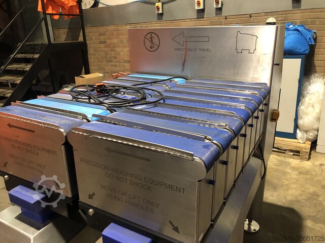 Sistema combinador de pesaje lineal de 8 vías Sparc Systems LCWS