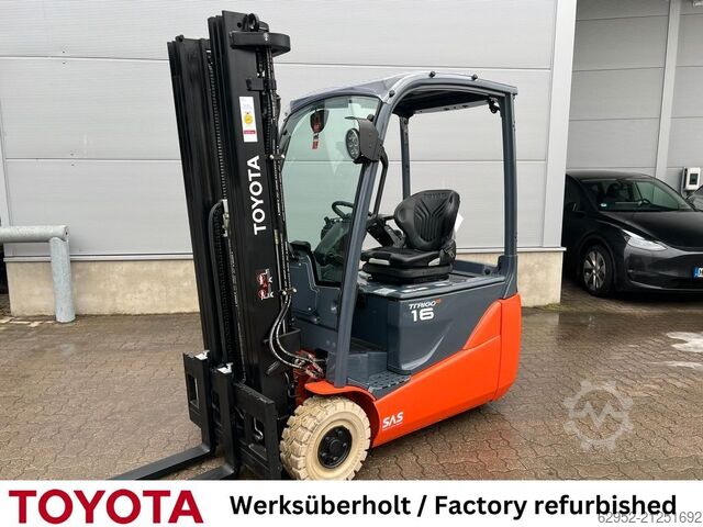 Elektro 3 Rad-Stapler Toyota 8 FBE 16 T / Akku überh.!