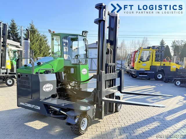 Carrello elevatore a 4 direzioni Combilift C5000L GAS DUPLEX 4100 POSITIONER CABIN