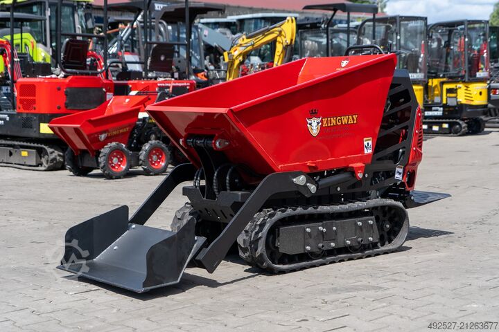 Tracked dumper with front loader GP500 Kingway GP500