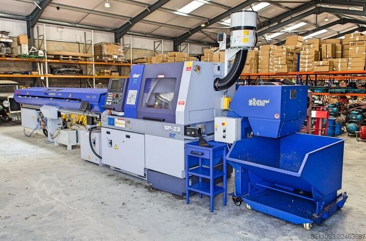 Tornio CNC a fantina mobile Star Micronics SP-23 CNC Sliding Head Swiss Type Lathe