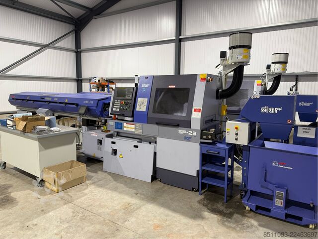 Tornio CNC a fantina mobile Star Micronics SP-23 CNC Sliding Head Swiss Type Lathe