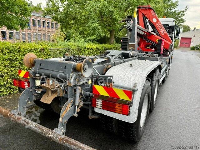 Sistema a braccio con gancio Mercedes-Benz Actros 3241 8x4/Abrollkipper+Fassi F155/Euro5