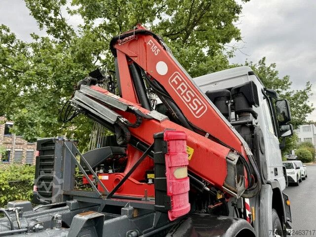 Sistema a braccio con gancio Mercedes-Benz Actros 3241 8x4/Abrollkipper+Fassi F155/Euro5