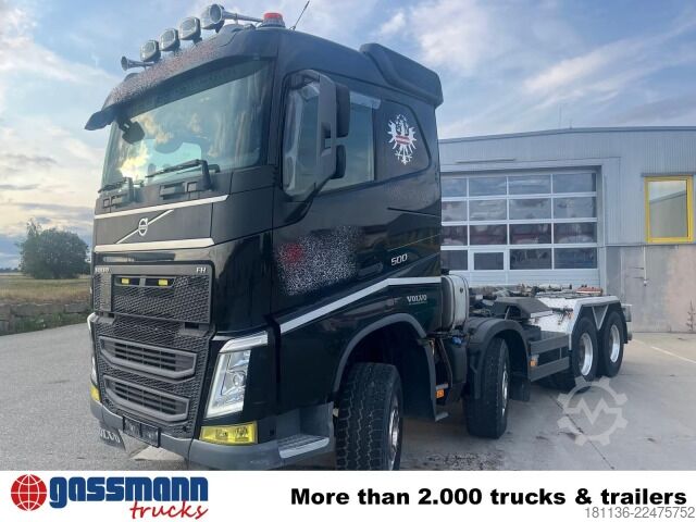 Hakowiec Volvo FH 500 8x4, Meiller Abroller, Liftachse