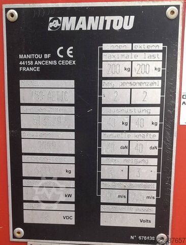 Αρθρωτή τηλεσκοπική πλατφόρμα εργασίας Manitou 150 AETJC