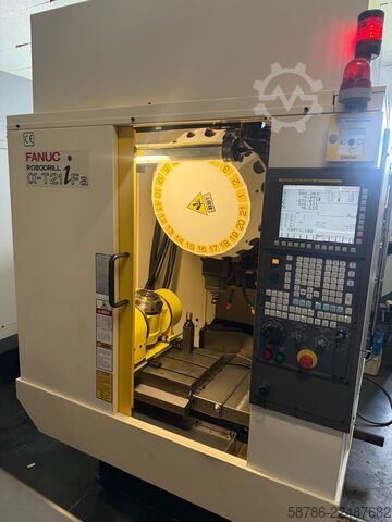 Vertikalt bearbejdningscenter Fanuc Robodrill Alpha T21iFa 5 axis