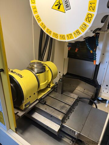 Vertikalt bearbejdningscenter Fanuc Robodrill Alpha T21iFa 5 axis