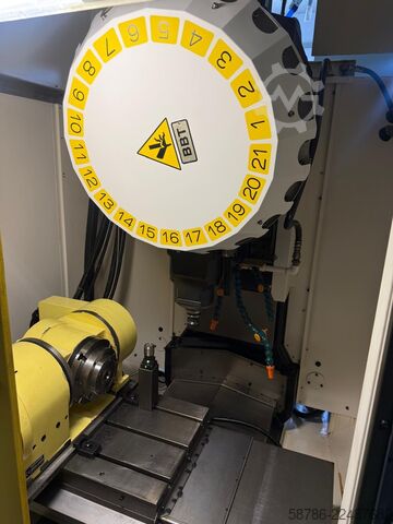 Vertikalt bearbejdningscenter Fanuc Robodrill Alpha T21iFa 5 axis