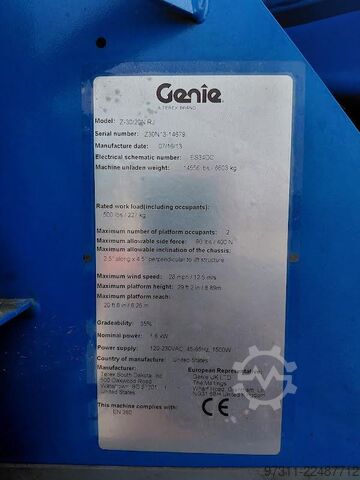 Przegubowa teleskopowa platforma robocza Genie Z-30/20N RJ