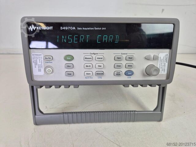 Agilent 34970a Data Logger Schakelunit Agilent 34970a Data Loger