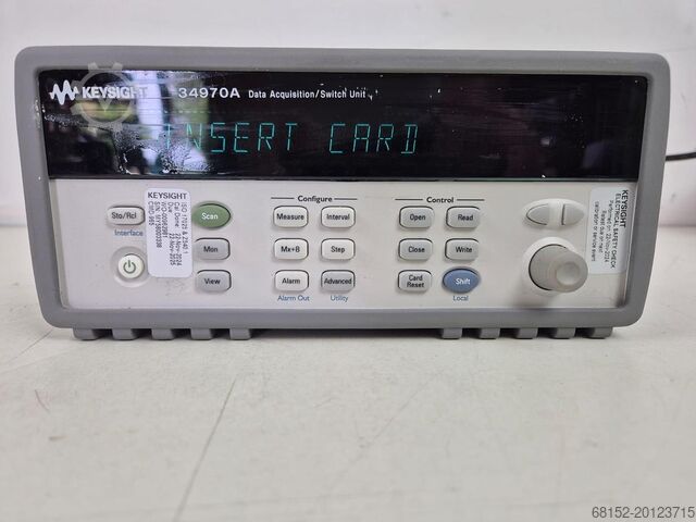Agilent 34970a adatnaplózó kapcsolóegység Agilent 34970a Data Loger