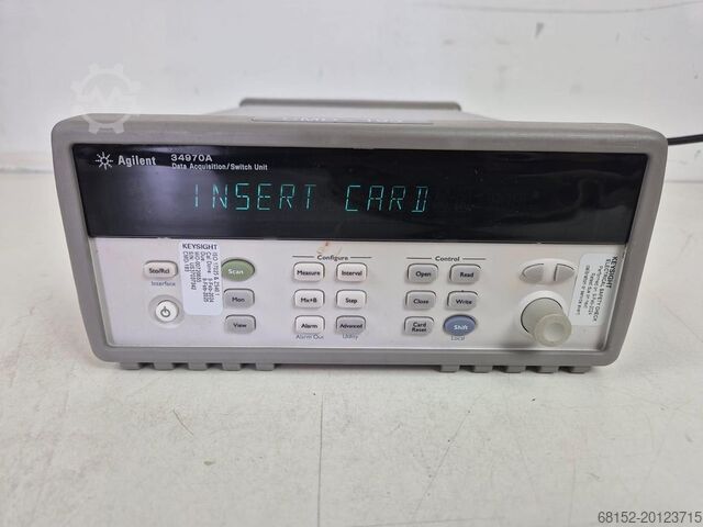 Agilent 34970a Data Logger Schakelunit Agilent 34970a Data Loger
