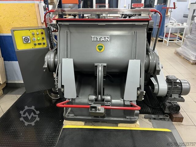 Mașină de tăiat cu matriță, tip plan-cilindru (tiegel) Erba Titan Model 3 die cutter Format: 830×1200