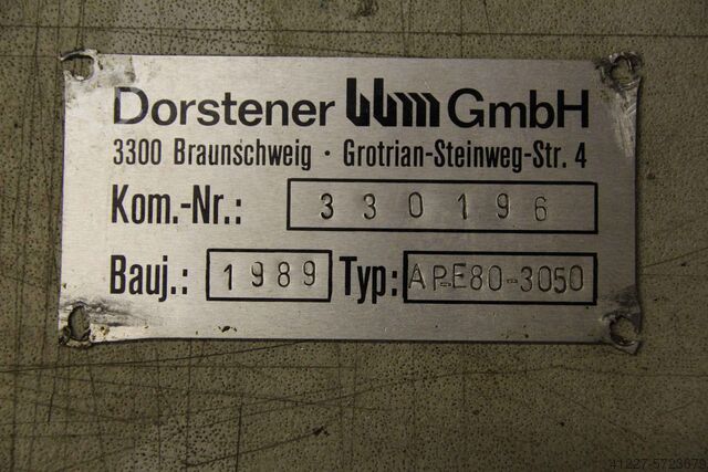 Stopp för tryckbroms Dorstener BBM APE80-3050