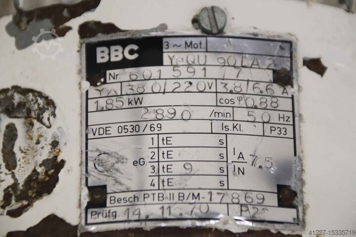 Stofafzuigventilator 1,85 kW Oelde Größe 16