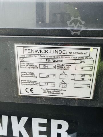 χειροκίνητος παλετοφόρος Linde L 12 Batterie Bj.18
