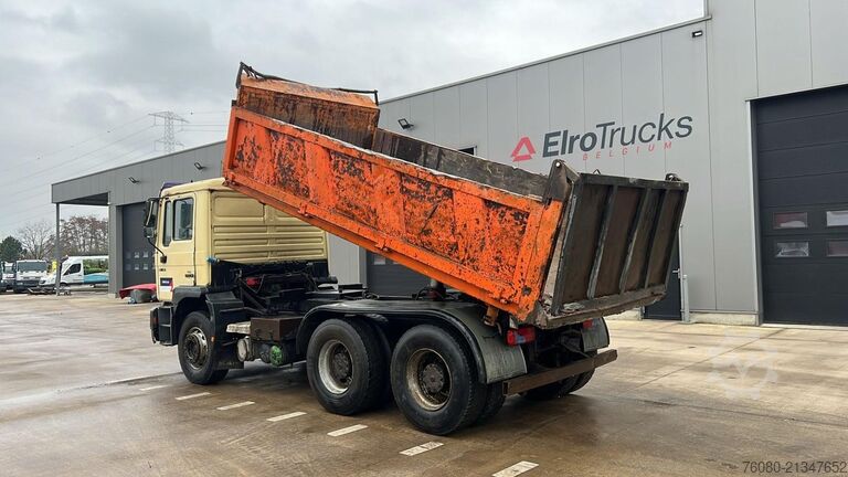 Tipper cu 3 fețe MAN 26.284 (6 CYLINDER / STEEL SUSP. / LAMES / BIG ...