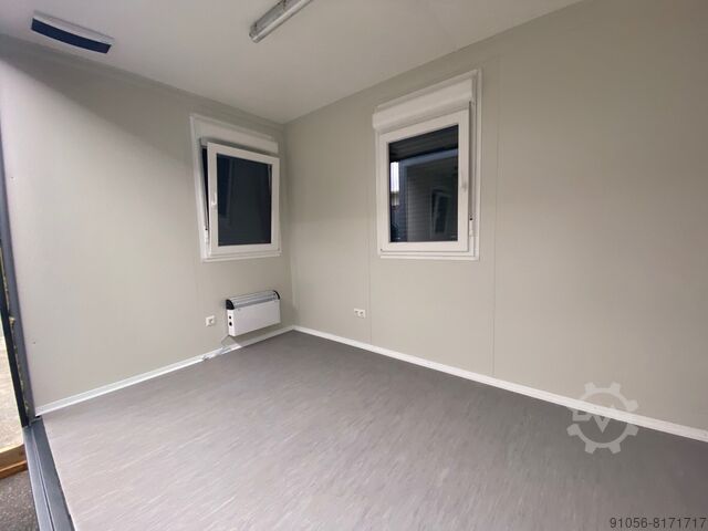 Dubbele ISO-kantoorcontainer met WC + keuken Modurazell GmbH