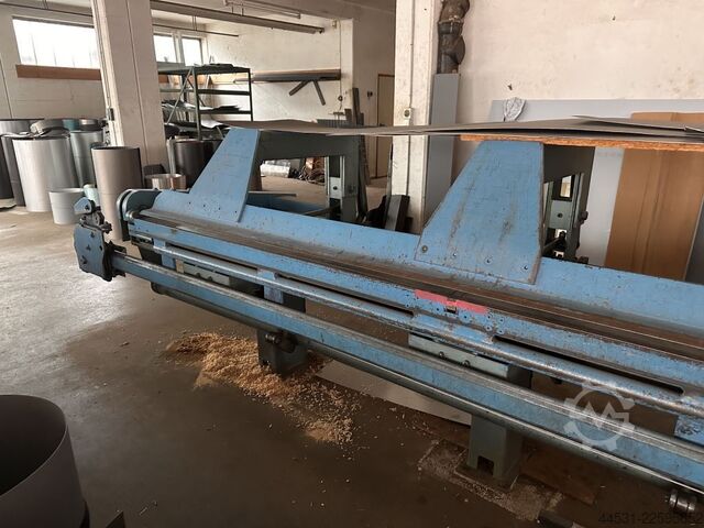 Hydraulische Langabkantmaschine Thalmann 