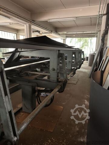 Hydraulische Langabkantmaschine Thalmann 