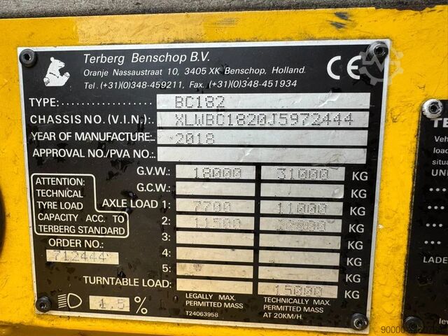 Terminál traktoru Terberg BC 182