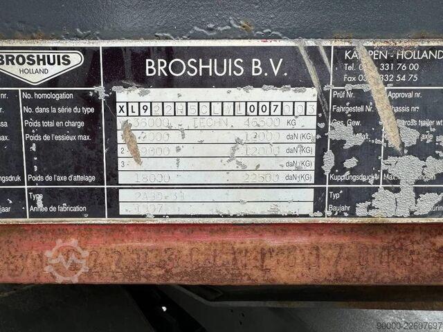 Nízký nakladač Broshuis 2ABD-38