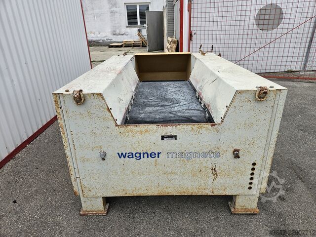 Magnetický separátor s pásovým dopravníkem, třídění Wagner Magnete 0428-25/60