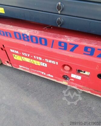 Scherenarbeitsbühne MAGNI ES 1612 ACP Elektro 15,70 m