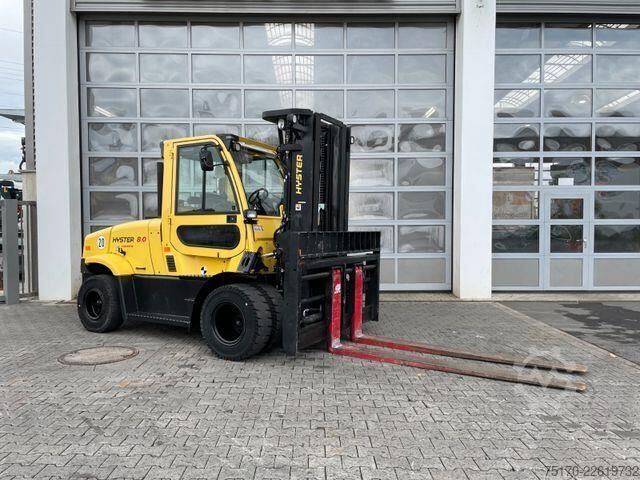  Hyster H8.0 FT9 / nur 814h! / Triplex: 5,52m / ZVG