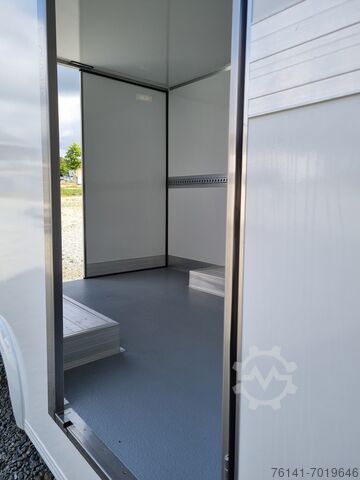 Transporter mit Koffer Renault Master 165 Koffer Platform Tiefrahmen