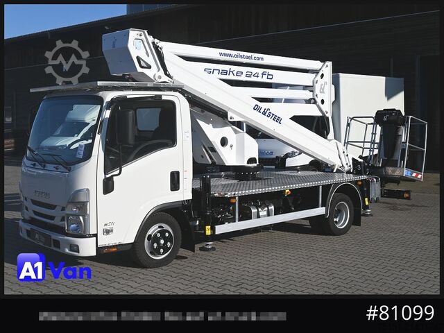 Βαν ISUZU Isuzu M21 Hubarbeitsbühne, snake 24fb, 24 Meter, 3,5 Tonnen